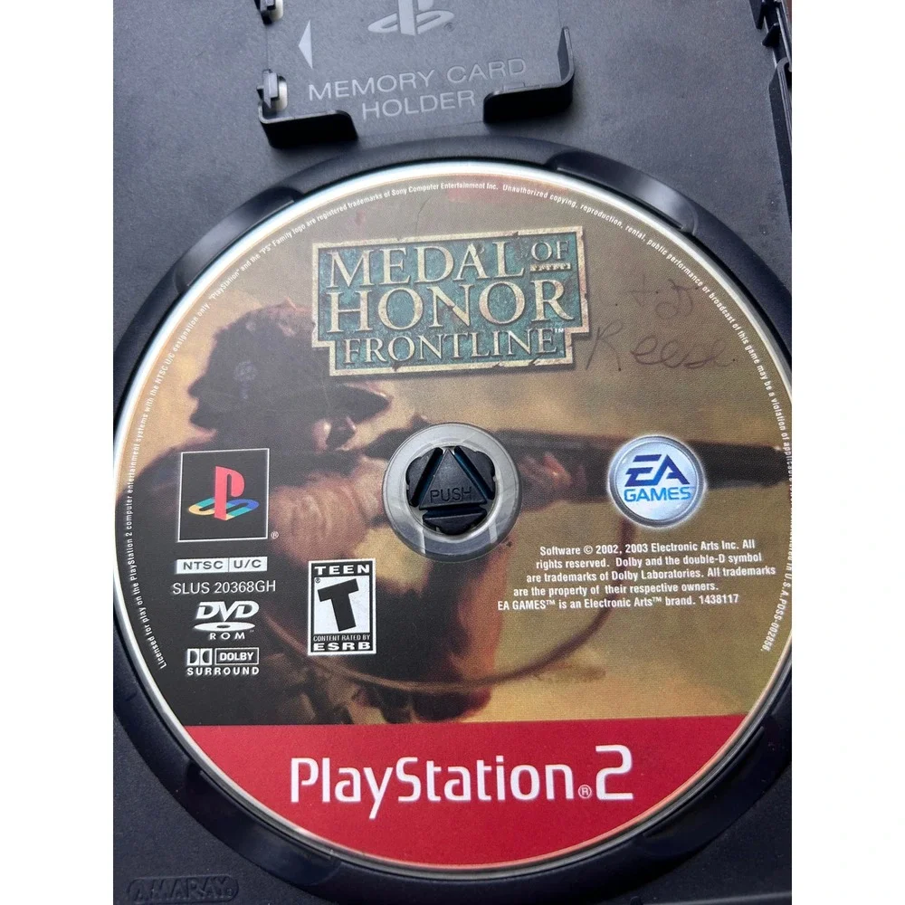 Medal of Honor Frontline PS2 PlayStation 2 Greatest Hits CIB Tested WWII Shooter